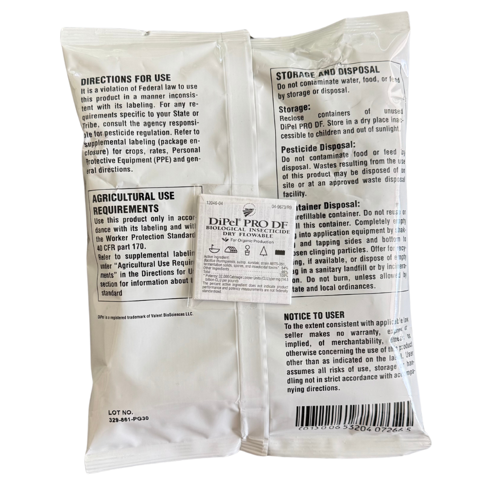 Dipel Pro DF Organic Insecticide