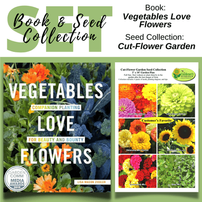 best cut flower seed companies Set, Vegetables Love Flowers Book & Seed Collection – The Gardener's Workshop