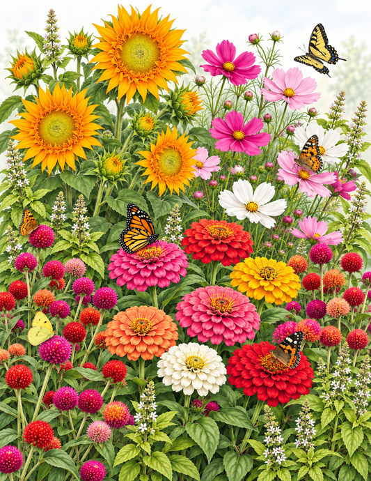 Seed Set, Butterfly Garden