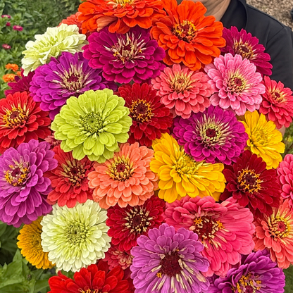 Zinnia, Benary's Giant Mix