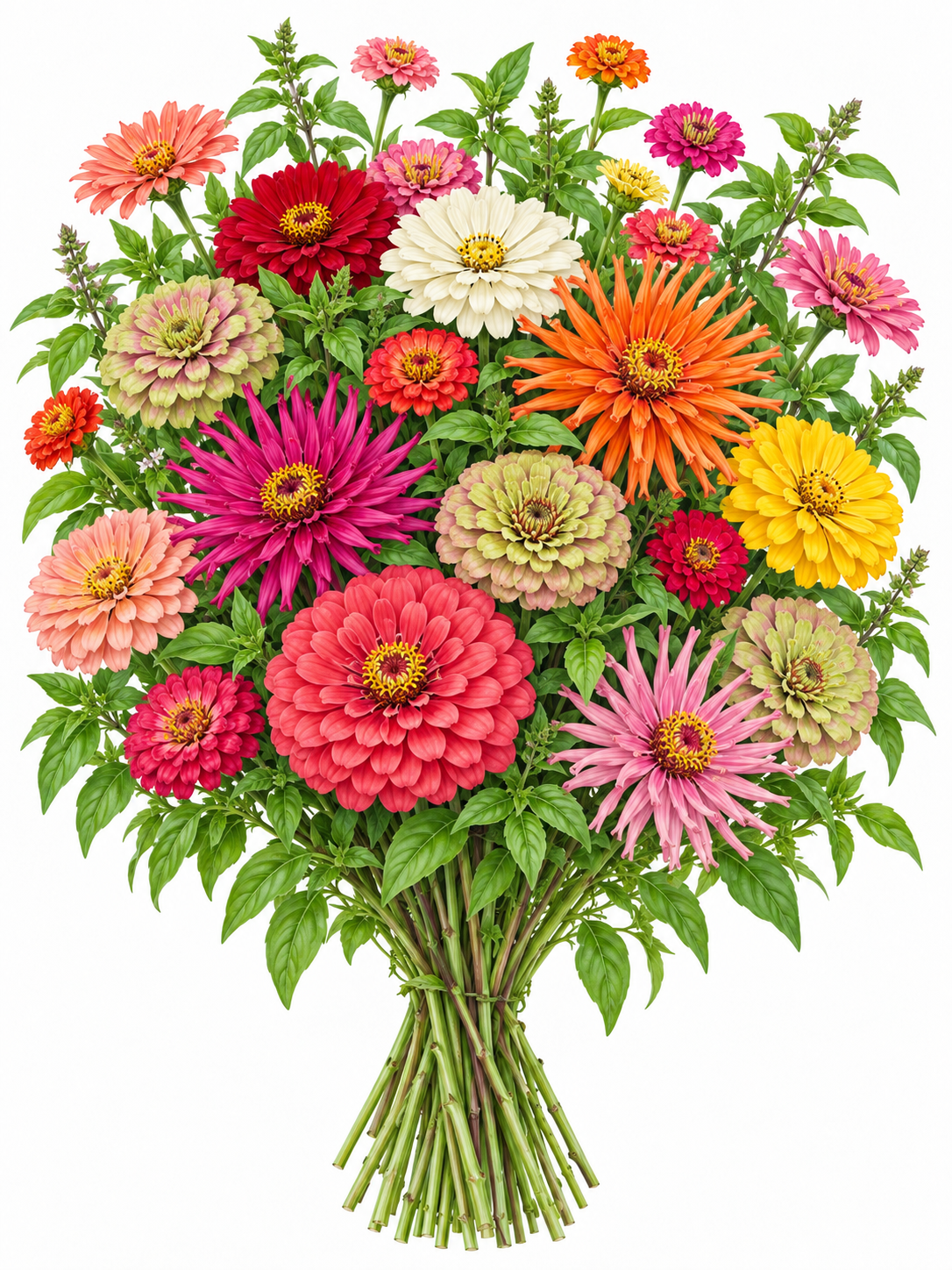 Seed Set, Zinnia Garden