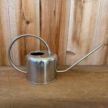 Long Spout Watering Can-Stainless Steel
