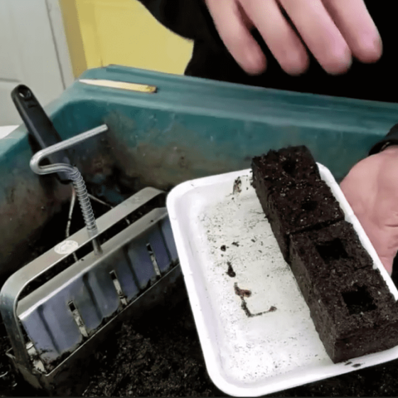 Soil Blocking Set - Small & large soil blocker